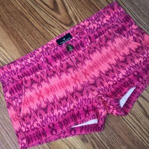 American Eagle Pink Patterned Shortie